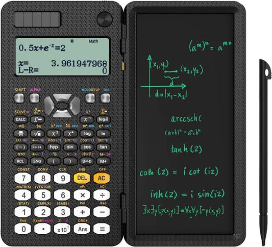 Solar Scientific Calculator with Lcd Notepad Professional Portable Foldable Calculator 417 Functions for Students Upgraded 991Es